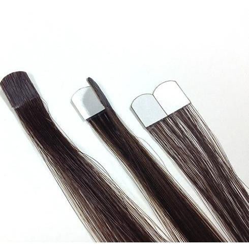 VIP M-Tip System – Tape-In Human Hair Extensions (Single Strands), Straight 18"