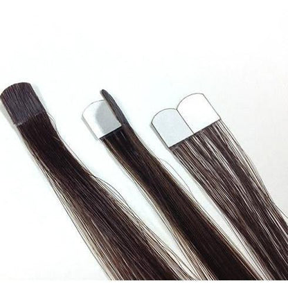 VIP M-Tip System – Tape-In Human Hair Extensions (Single Strands), Straight 18"