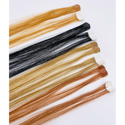 VIP M-Tip System – Tape-In Human Hair Extensions (Single Strands), Straight 18"