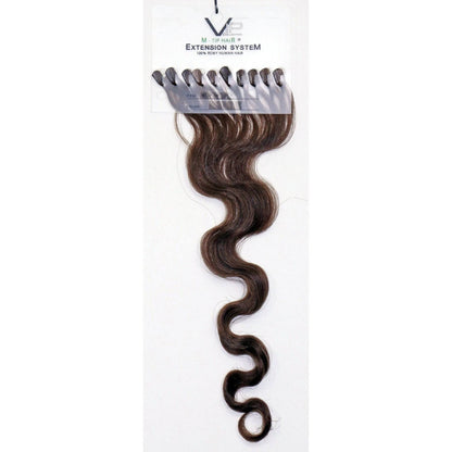 VIP M-Tip System – Tape-In Human Hair Extensions (Single Strands), Wavy 18"