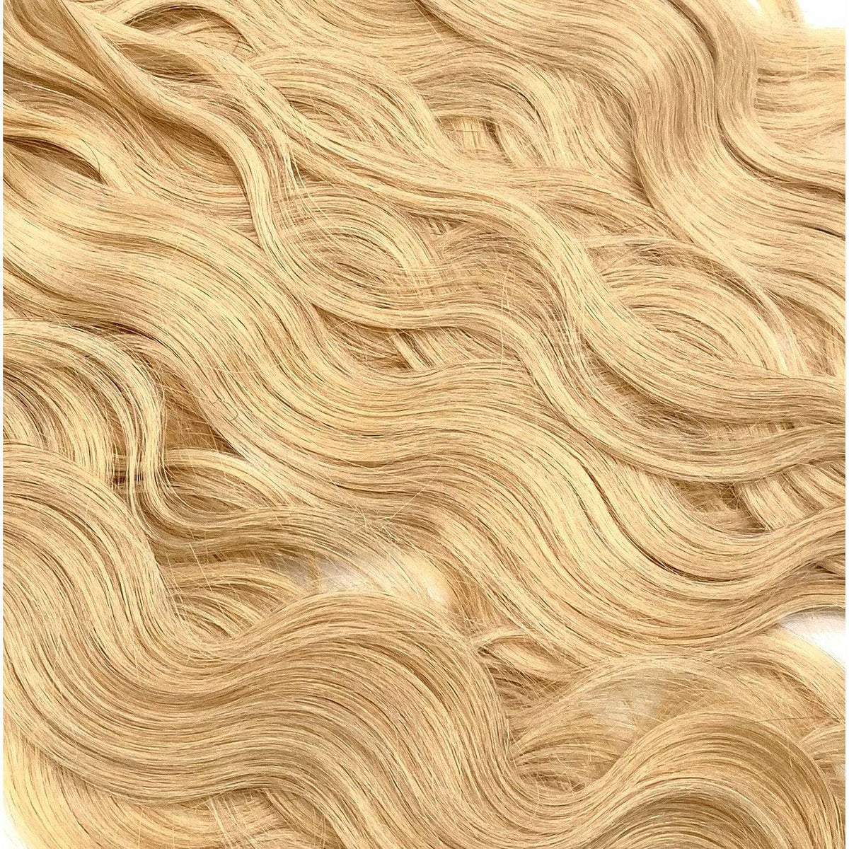 VIP M-Tip System – Tape-In Human Hair Extensions (Single Strands), Wavy 18"