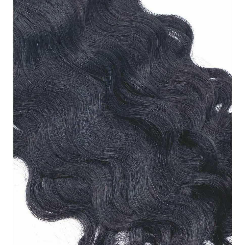VIP M-Tip System – Tape-In Human Hair Extensions (Single Strands), Wavy 18"