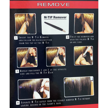 VIP M-Tip System – Tape-In Human Hair Extensions (Single Strands), Wavy 18"