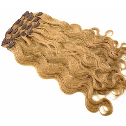 VIP M-Tip System – Tape-In Human Hair Extensions (Single Strands), Wavy 18"