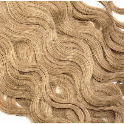 VIP M-Tip System – Tape-In Human Hair Extensions (Single Strands), Wavy 18"