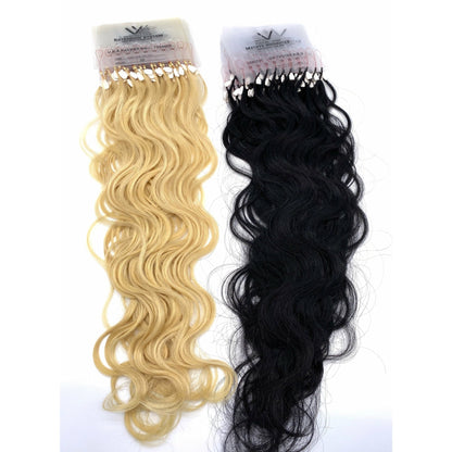 VIP Nanorex System – Nano-Ring Human Hair Extensions, Body Wave 18" (7g)