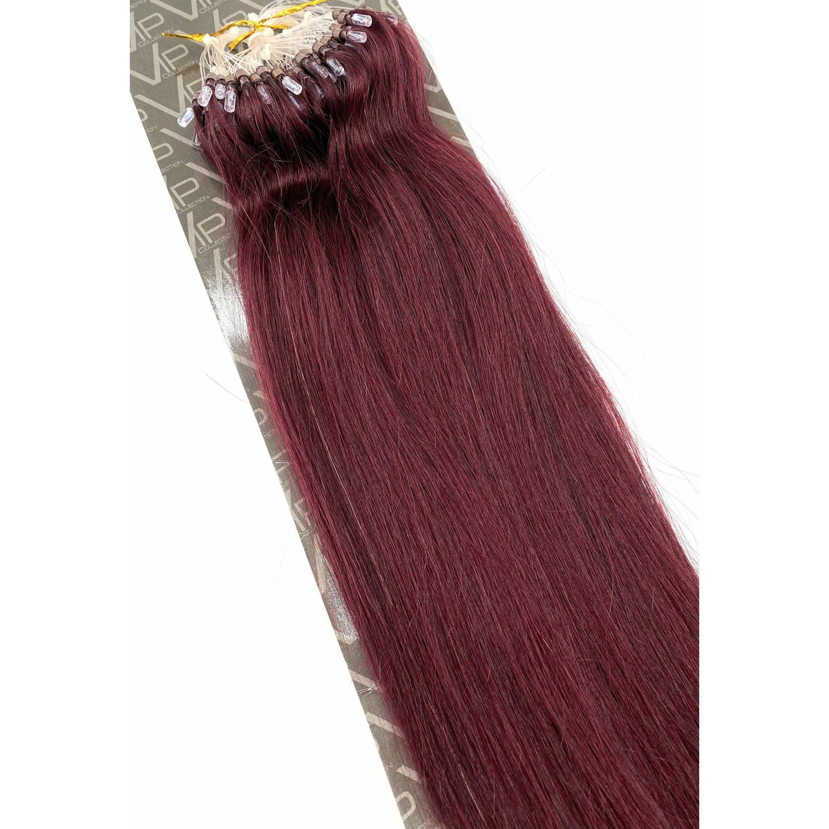 VIP RineX System – Cylinder Loop Human Hair Extensions, Straight 18" (70g)