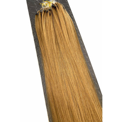 VIP RineX System – Cylinder Loop Human Hair Extensions, Straight 18" (70g)