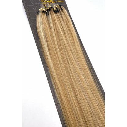 VIP RineX System – Cylinder Loop Human Hair Extensions, Straight 18" (70g)