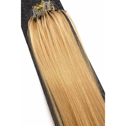 VIP RineX System – Cylinder Loop Human Hair Extensions, Straight 18" (70g)