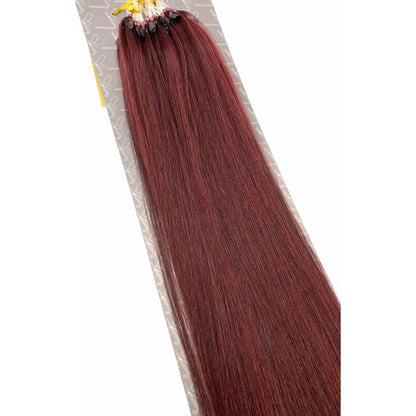 VIP RineX System – Cylinder Loop Human Hair Extensions, Straight 18" (70g)