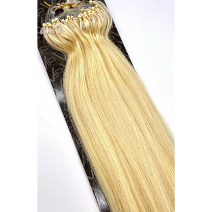 VIP RineX System – Cylinder Loop Human Hair Extensions, Straight 18" (70g)