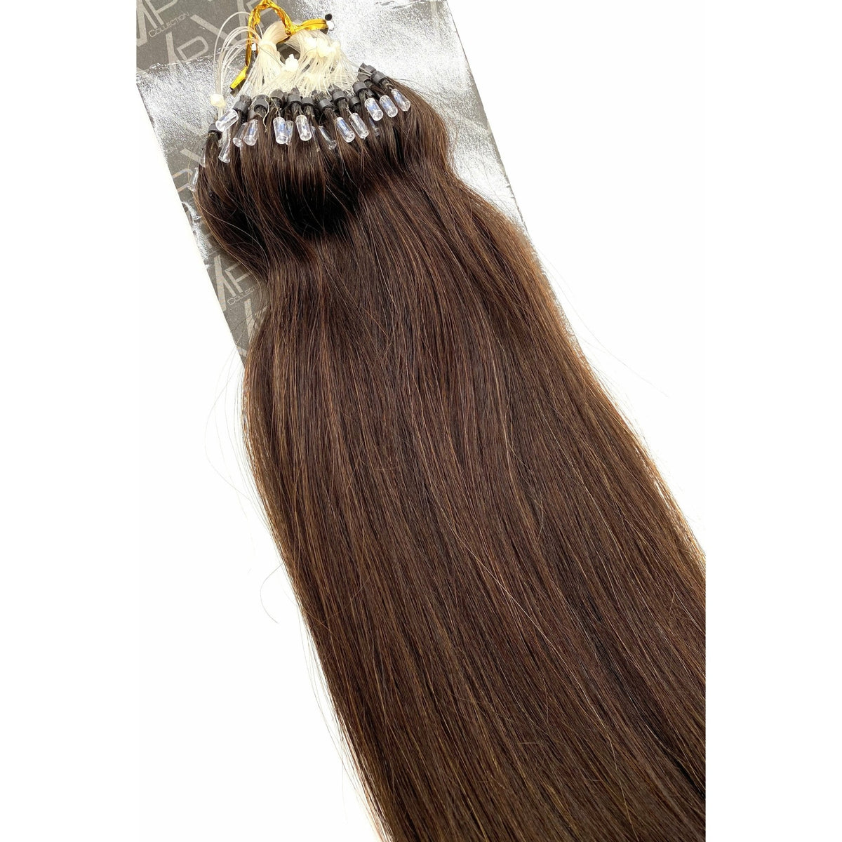 VIP RineX System – Cylinder Loop Human Hair Extensions, Straight 18" (70g)