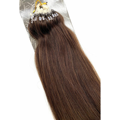 VIP RineX System – Cylinder Loop Human Hair Extensions, Straight 18" (70g)