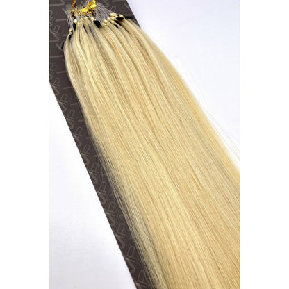 VIP RineX System – Cylinder Loop Human Hair Extensions, Straight 18" (70g)