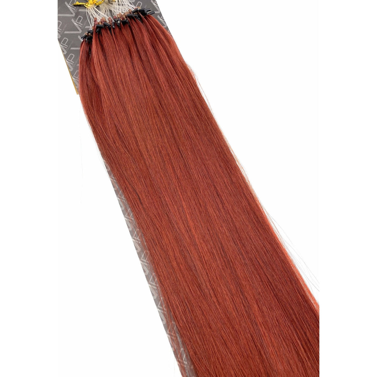 VIP RineX System – Cylinder Loop Human Hair Extensions, Straight 18" (70g)