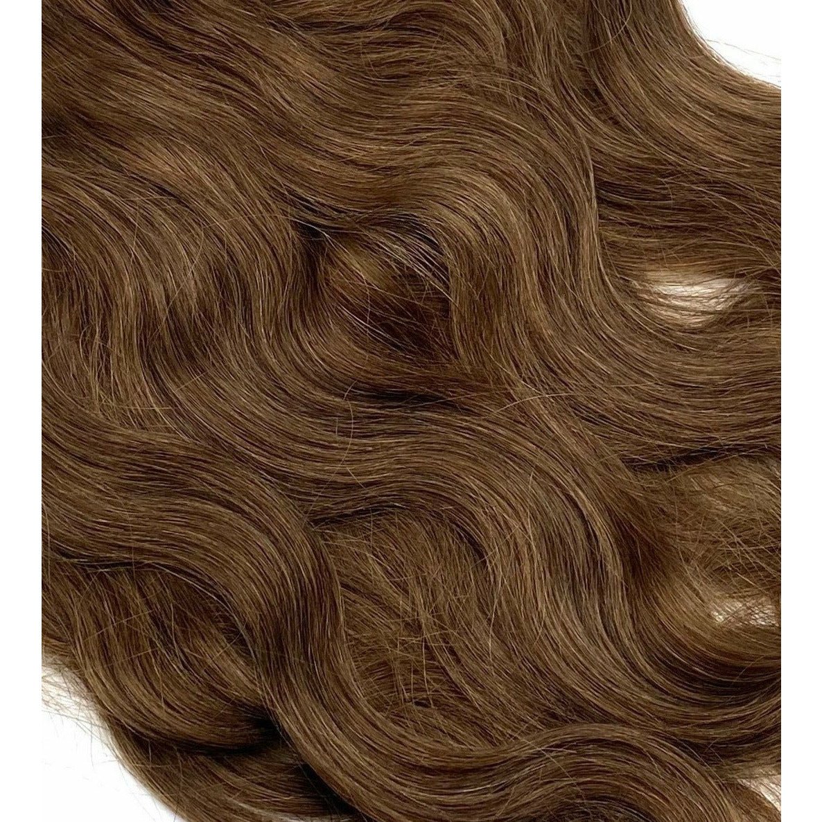 VIP RineX System – Cylinder Loop Human Hair Extensions, Wavy 18" (100 Strands)