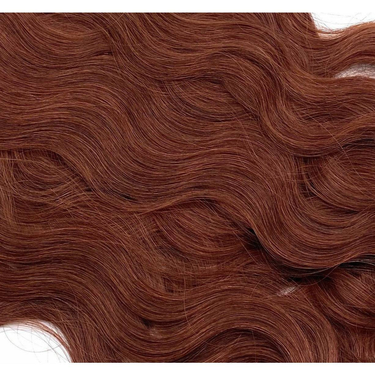VIP RineX System – Cylinder Loop Human Hair Extensions, Wavy 18" (100 Strands)