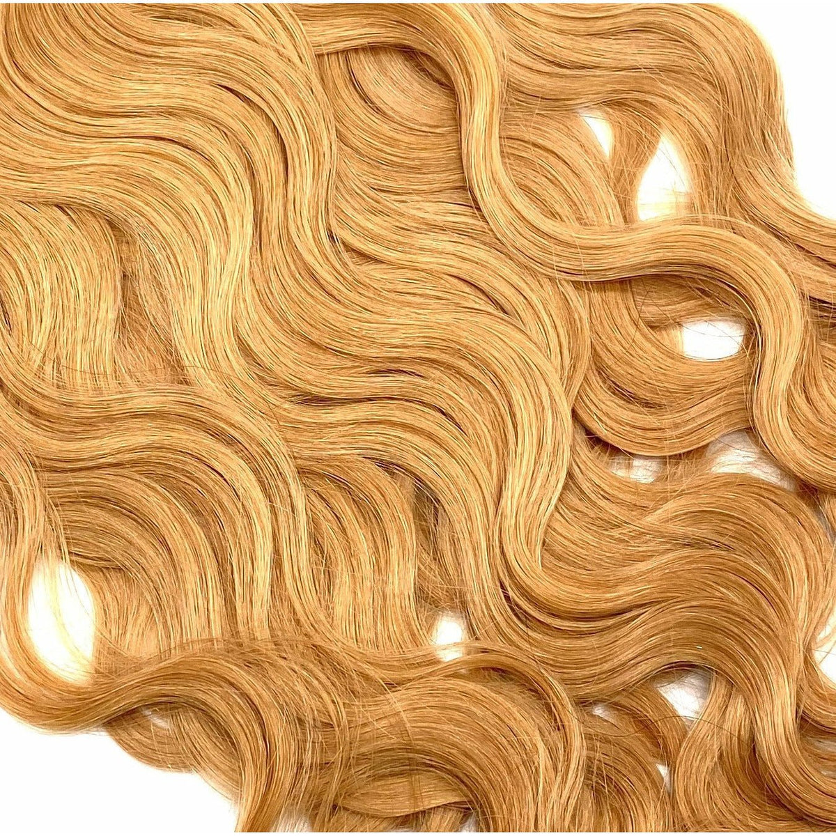 VIP RineX System – Cylinder Loop Human Hair Extensions, Wavy 18" (100 Strands)