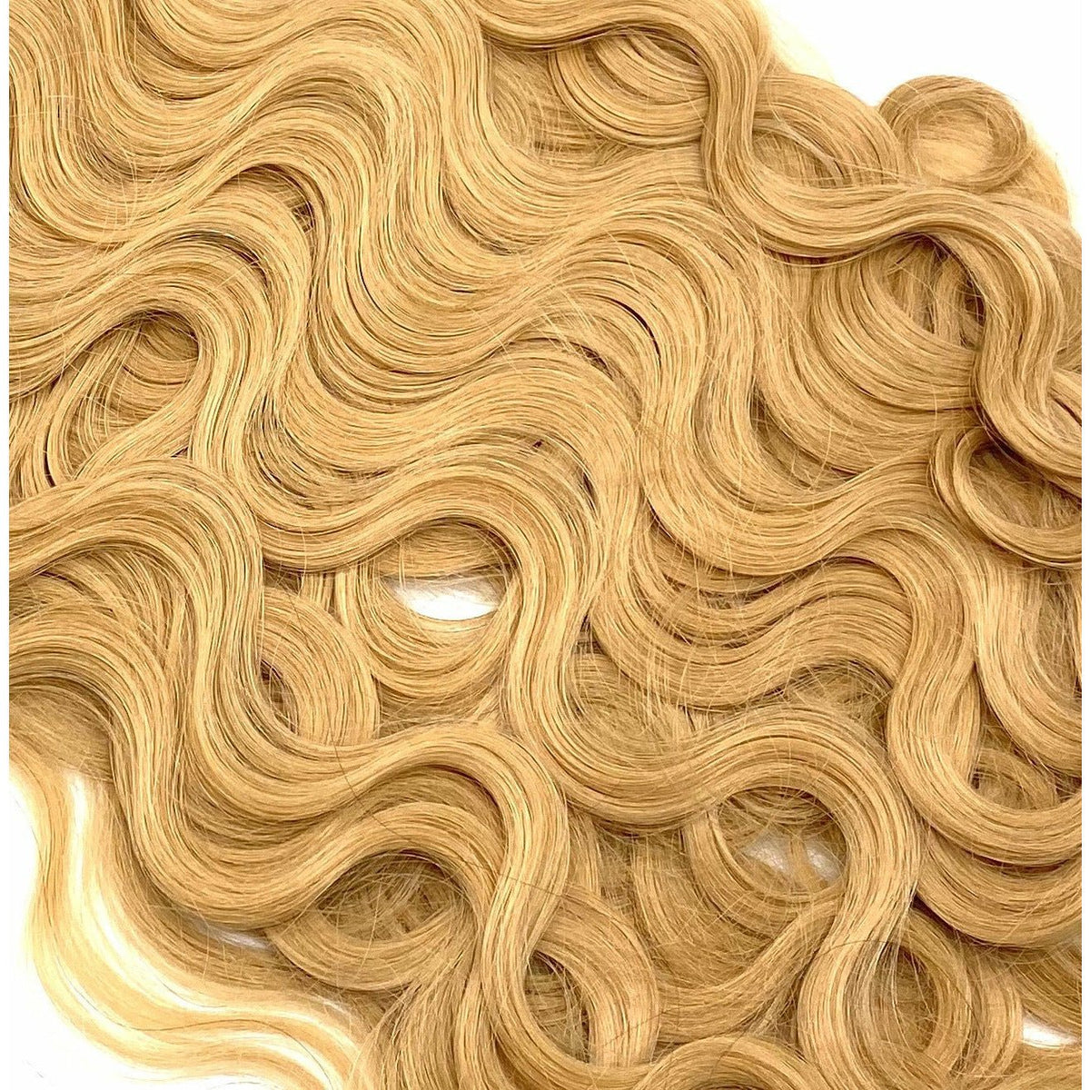 VIP RineX System – Cylinder Loop Human Hair Extensions, Wavy 18" (100 Strands)