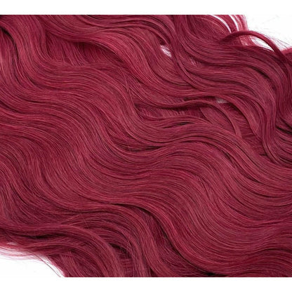 VIP RineX System – Cylinder Loop Human Hair Extensions, Wavy 18" (100 Strands)