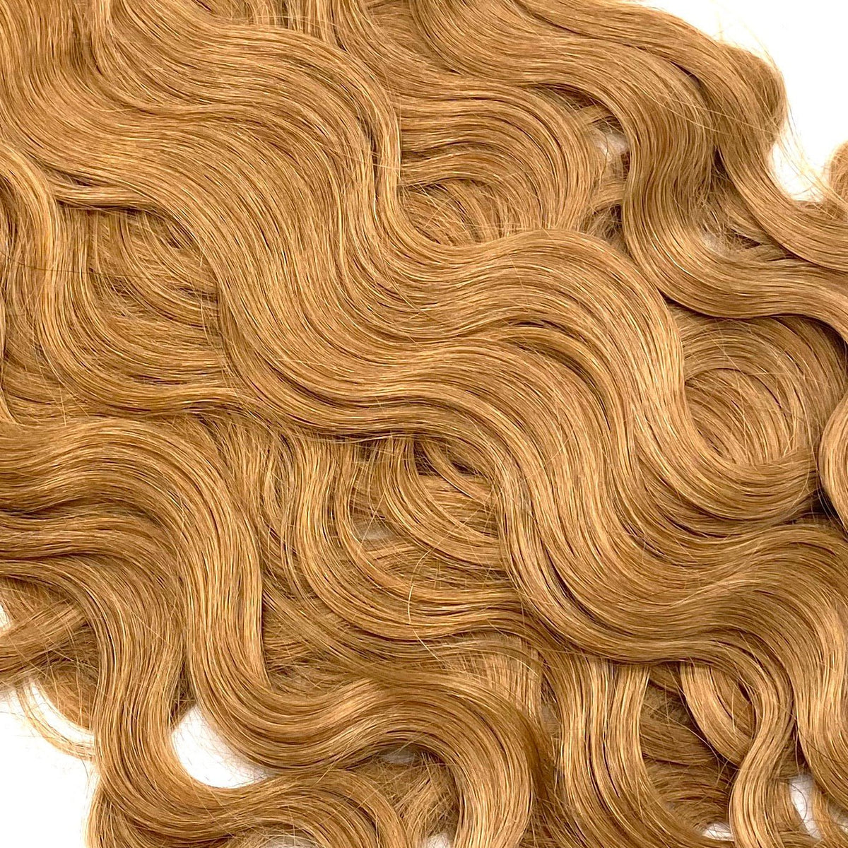 VIP RineX System – Cylinder Loop Human Hair Extensions, Wavy 18" (100 Strands)
