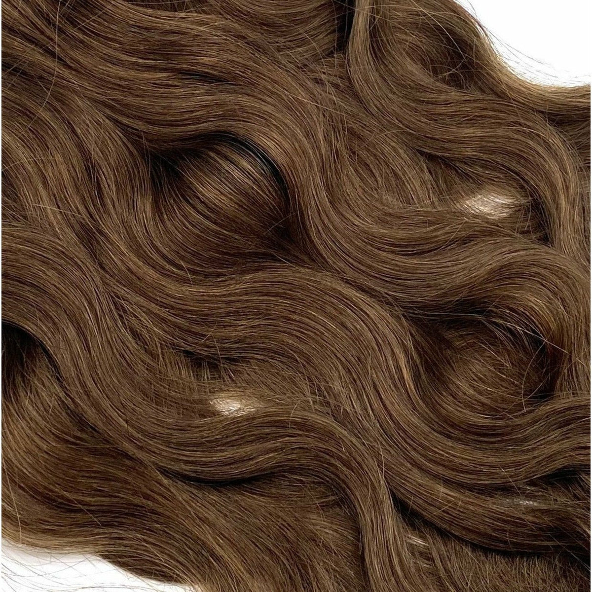 VIP RineX System – Cylinder Loop Human Hair Extensions, Wavy 18" (100 Strands)