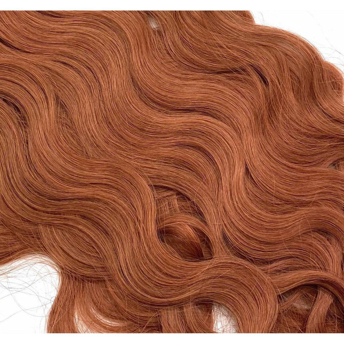 VIP RineX System – Cylinder Loop Human Hair Extensions, Wavy 18" (100 Strands)