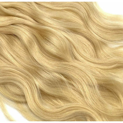 VIP RineX System – Cylinder Loop Human Hair Extensions, Wavy 18" (100 Strands)