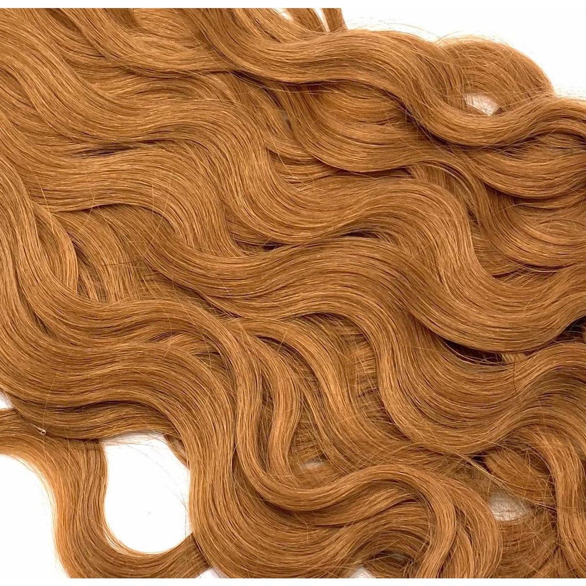 VIP RineX System – Cylinder Loop Human Hair Extensions, Wavy 18" (100 Strands)