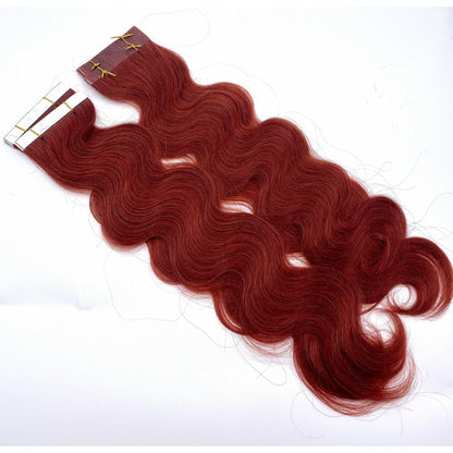 VIP TapeX System – Tape-In Human Hair Extensions, Wavy 18"