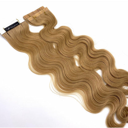 VIP TapeX System – Tape-In Human Hair Extensions, Wavy 18"