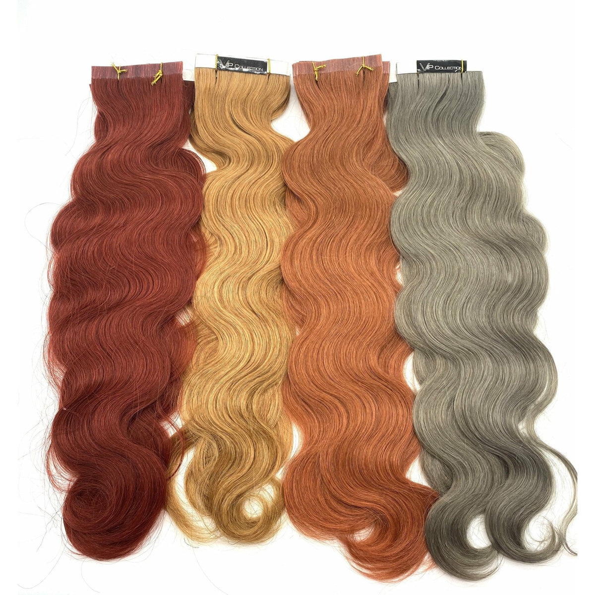 VIP TapeX System – Tape-In Human Hair Extensions, Wavy 18"