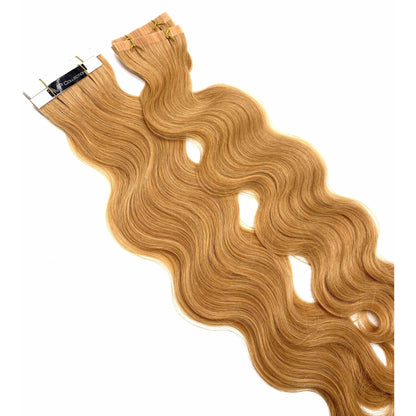 VIP TapeX System – Tape-In Human Hair Extensions, Wavy 18"