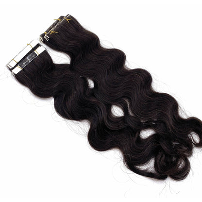 VIP TapeX System – Tape-In Human Hair Extensions, Wavy 18"