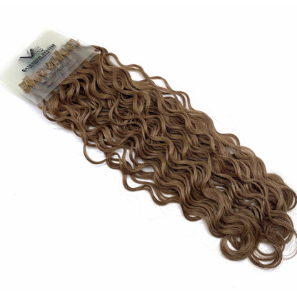 VIP U-Tip System – Keratin Human Hair Extensions, Curly 18"