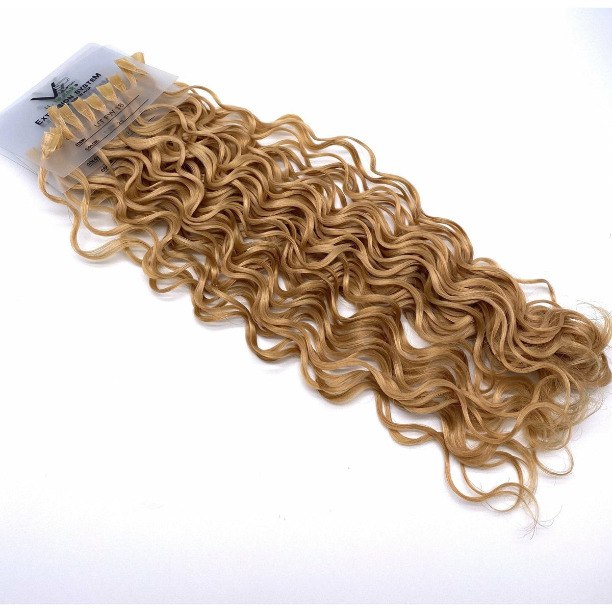 VIP U-Tip System – Keratin Human Hair Extensions, Curly 18"