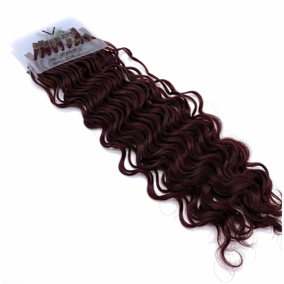 VIP U-Tip System – Keratin Human Hair Extensions, Curly 18"