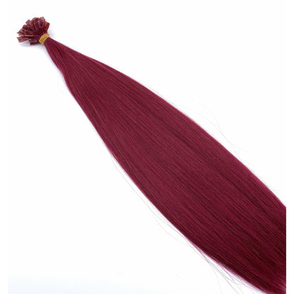 VIP U-Tip System – Keratin Human Hair Extensions, Straight 18"