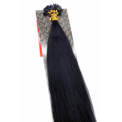 VIP U-Tip System – Keratin Human Hair Extensions, Straight 18"
