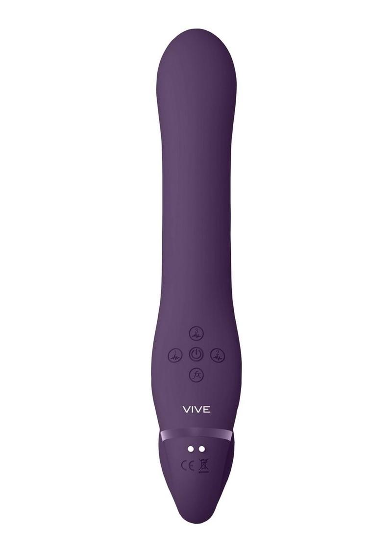 Vive AI Rechargeable Silicone Dual-Motor Strapless Strap-On