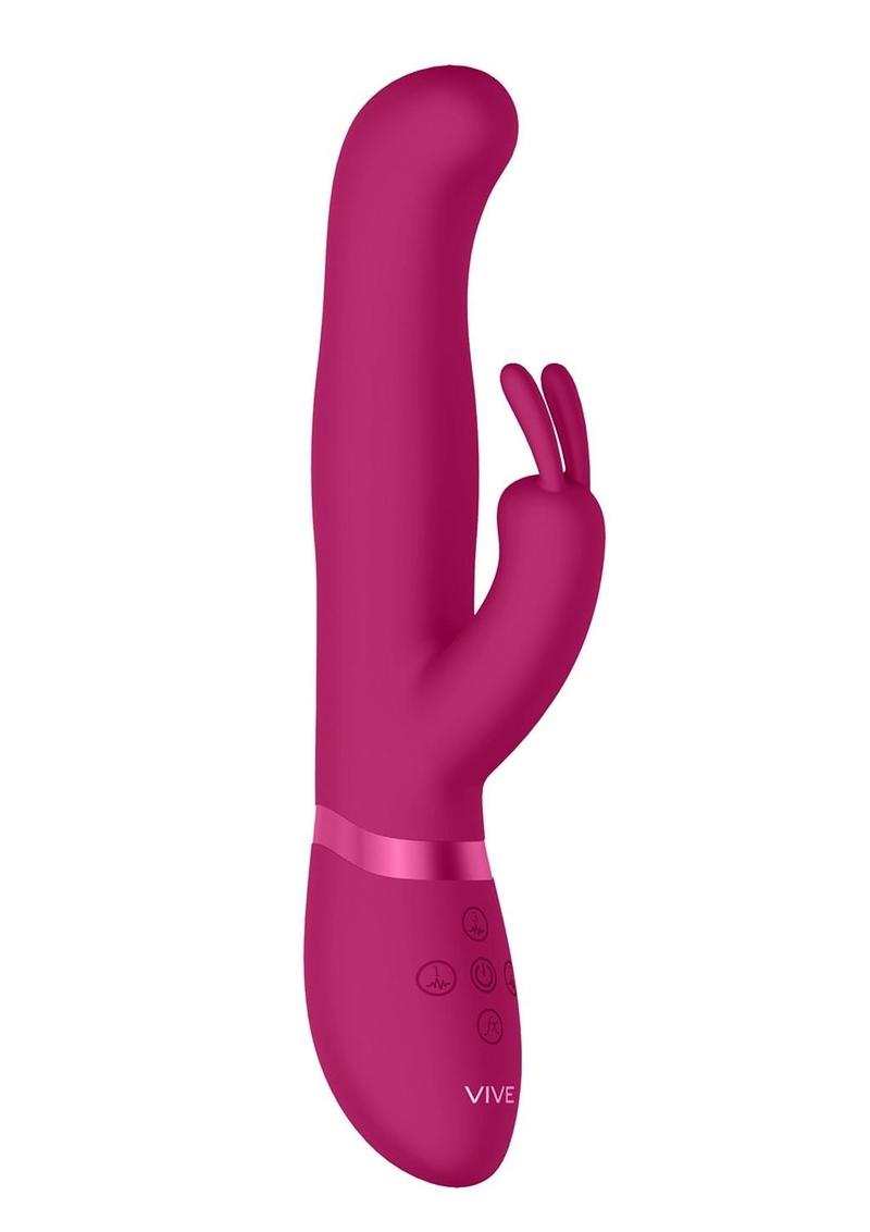 Vive Izara Triple-Action Rotating Beaded G-Spot Rabbit Vibrator