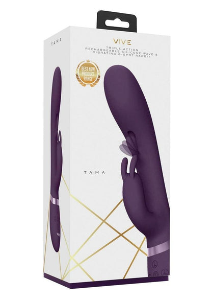 Vive Tama Triple-Action Rechargeable G-Spot Wave Rabbit Vibrator