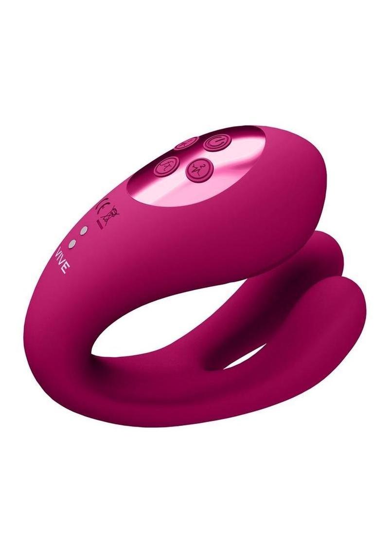Yoko Vive Silicone Triple-Motor Dual Prongs And Clitoral Pulse