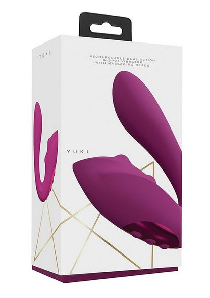 Vive Yuki Dual Action G-Spot Vibrator with Massaging Beads