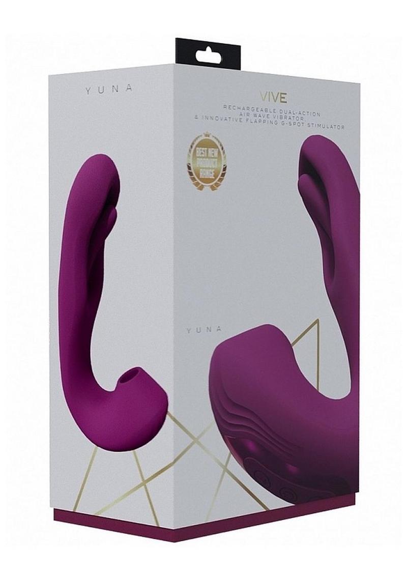 VIVE Yuna Triple-Motor Rechargeable Air Wave and G-Spot Tapping Vibrator