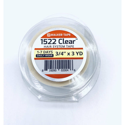 Walker Tape 1522 Clear Wig Tape &amp; Rolls Hair Extension Supplies - Choose Size