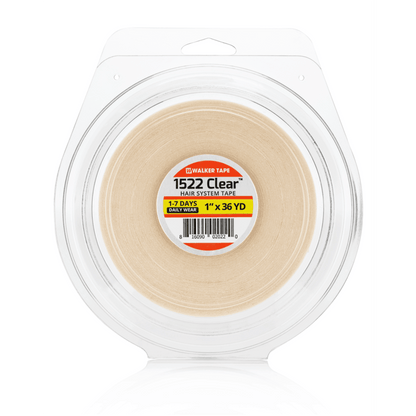 Walker Tape 1522 Clear Wig Tape &amp; Rolls Hair Extension Supplies - Choose Size