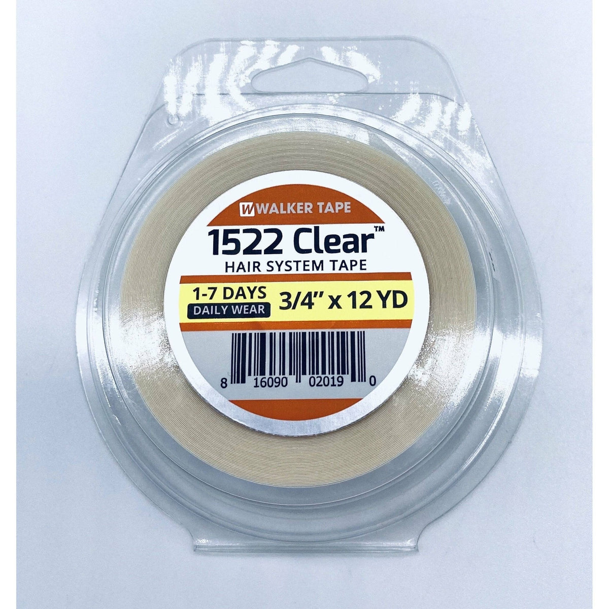 Walker Tape 1522 Clear Wig Tape &amp; Rolls Hair Extension Supplies - Choose Size