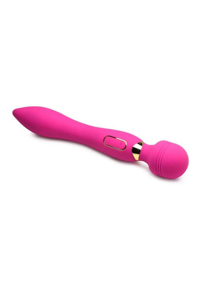Ultra G-Stroke Come Hither Vibrating Silicone Wand